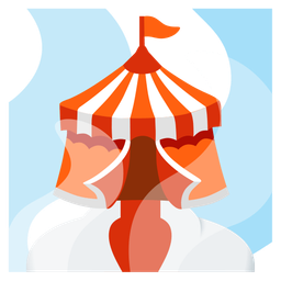 hot springs and circus tent