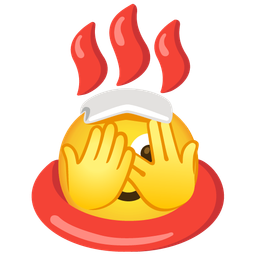 hot springs and face with peeking eye