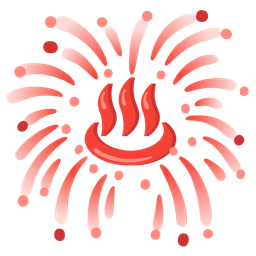 hot springs and fireworks