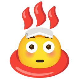 hot springs and flushed face