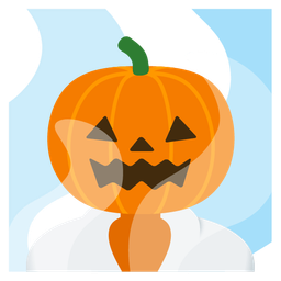 hot springs and jack-o-lantern