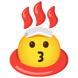 Hot springs and Kissing face