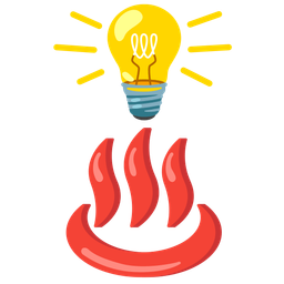 hot springs and light bulb