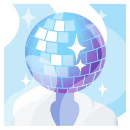 hot springs and mirror ball