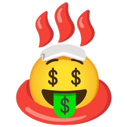 Hot springs and Money-mouth face