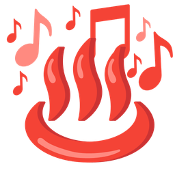 hot springs and musical notes