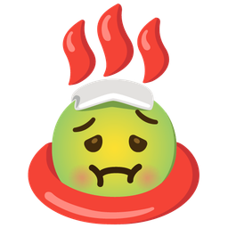 hot springs and nauseated face