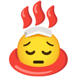 hot springs and pensive face