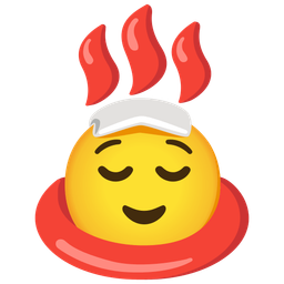 hot springs and relieved face