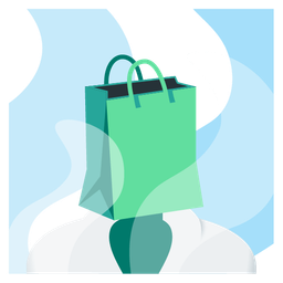 hot springs and shopping bags