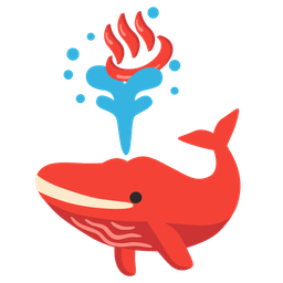 hot springs and spouting whale