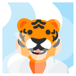 hot springs and tiger face