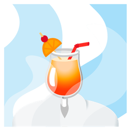 hot springs and tropical drink