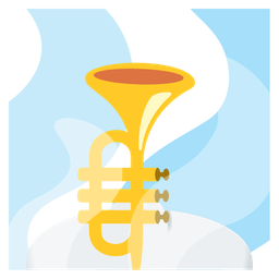 hot springs and trumpet