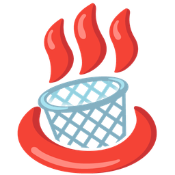 hot springs and wastebasket