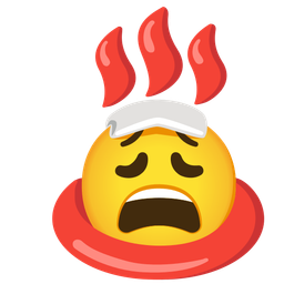 hot springs and weary face