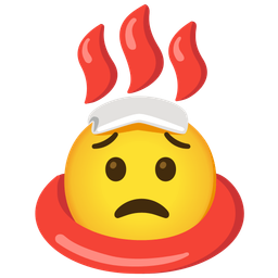 hot springs and worried face