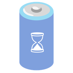 hourglass done and battery