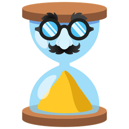 hourglass done and disguised face