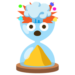 hourglass done and exploding head