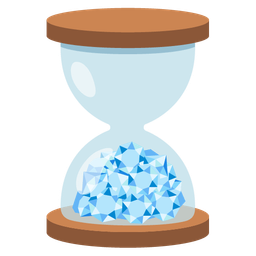 hourglass done and gem stone