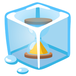 hourglass done and ice