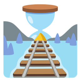 hourglass done and locomotive