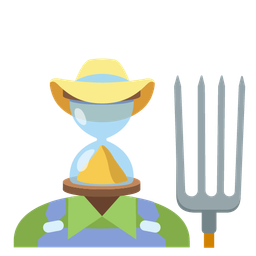 hourglass done and tractor