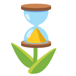 hourglass done and tulip