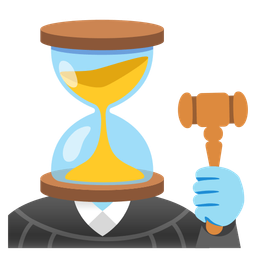 hourglass not done and balance scale