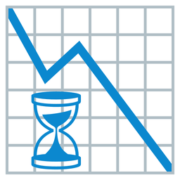 hourglass not done and chart decreasing