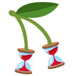 hourglass not done and cherries