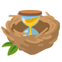 hourglass not done and empty nest