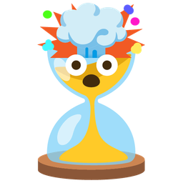 hourglass not done and exploding head