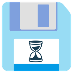 hourglass not done and floppy disk