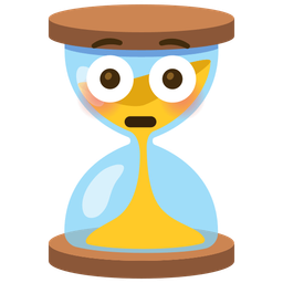 hourglass not done and flushed face