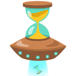 hourglass not done and flying saucer