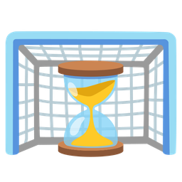 hourglass not done and goal net