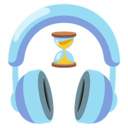 hourglass not done and headphone