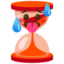 hourglass not done and hot face