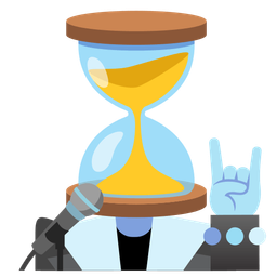 hourglass not done and microphone