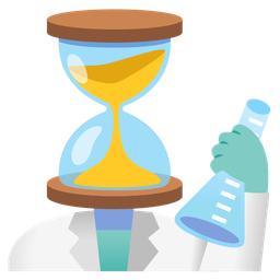 hourglass not done and test tube