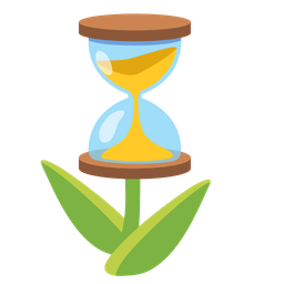 hourglass not done and tulip