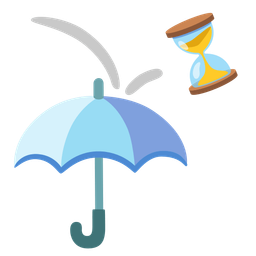 hourglass not done and umbrella