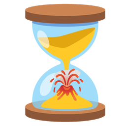 hourglass not done and volcano