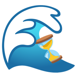 hourglass not done and water wave