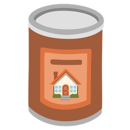 house and canned food