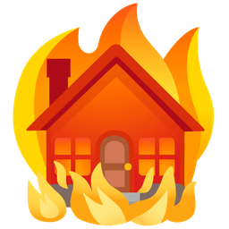 house and fire