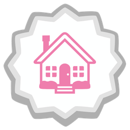 house and fish cake with swirl