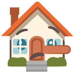 house and lying face